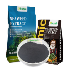 Khumic organic seaweed extract chlorophyll enhancer ferti seaweed extract powder 18%